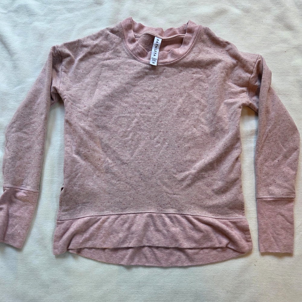 Athleta Comfy Pink Sweatshirt Size XS
